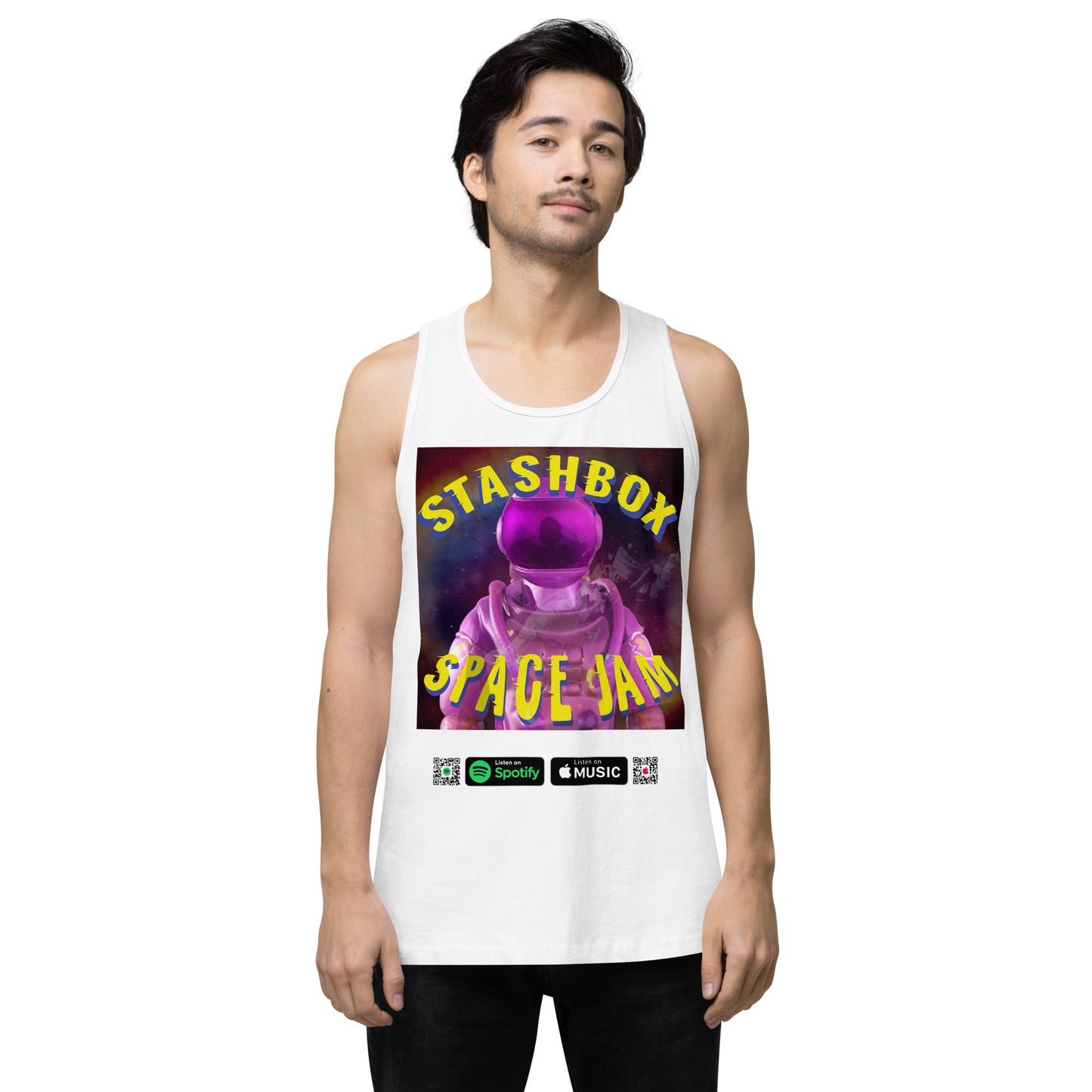 Men’s Premium Tank Top Space Jam Stashbox 005