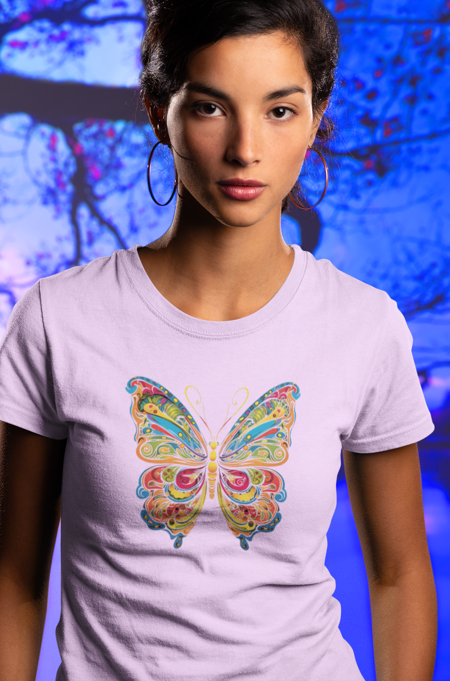 Women's Favorite T-Shirt Butterfly Design 014