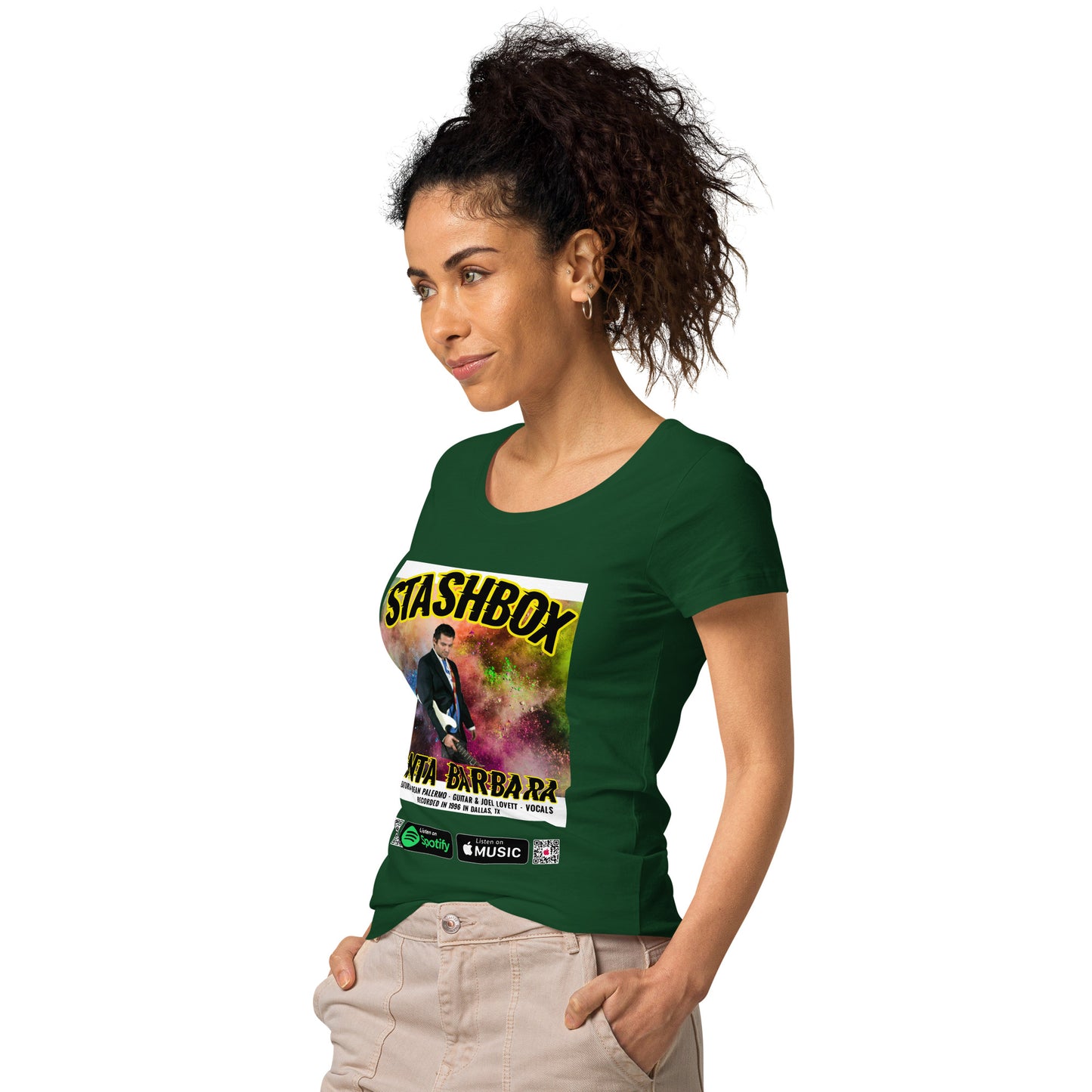 Women’s Basic Organic T-Shirt Santa Barbara Stashbox 025