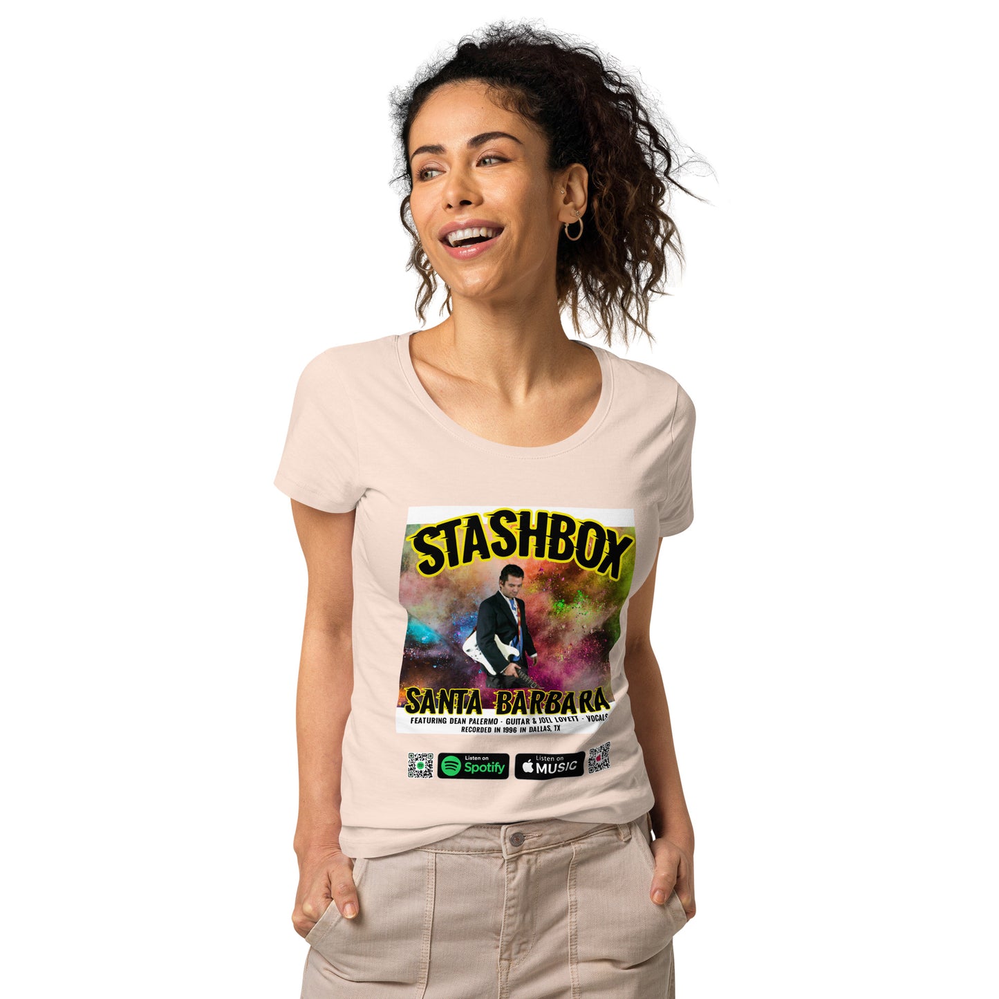 Women’s Basic Organic T-Shirt Santa Barbara Stashbox 025