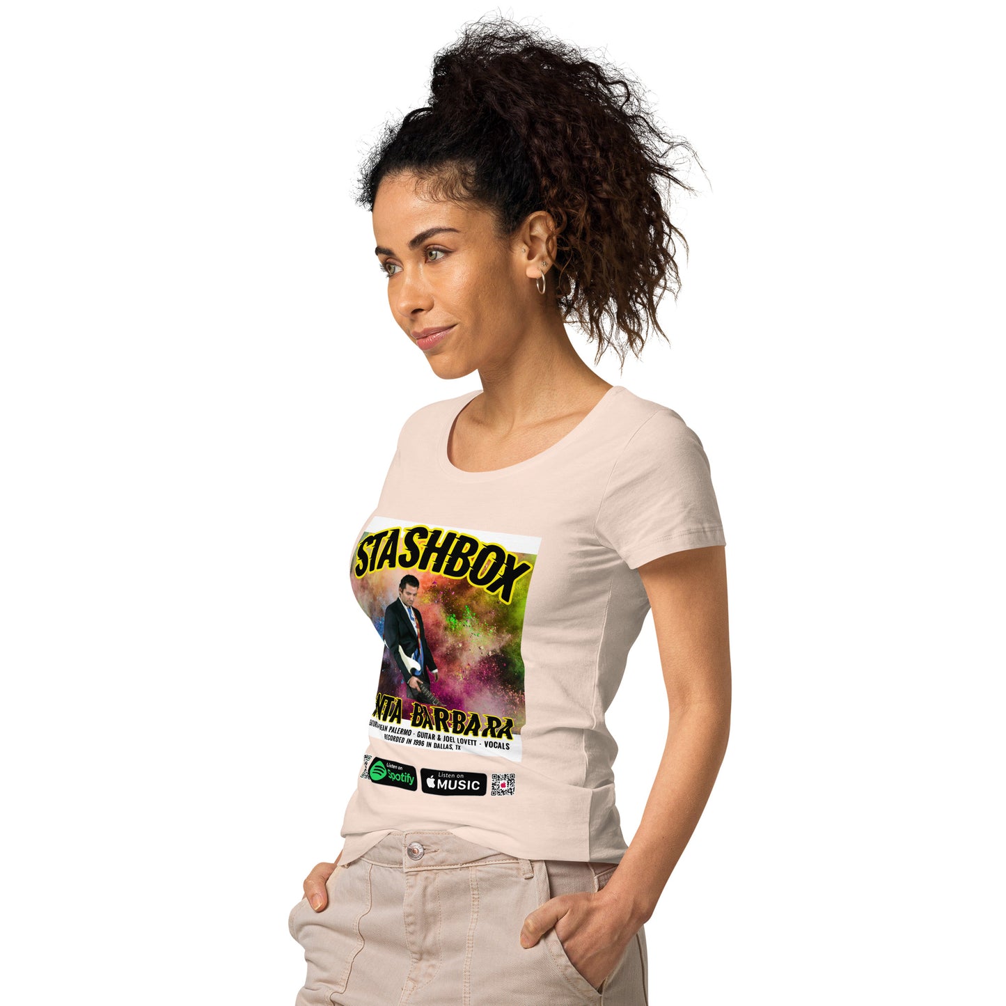 Women’s Basic Organic T-Shirt Santa Barbara Stashbox 025
