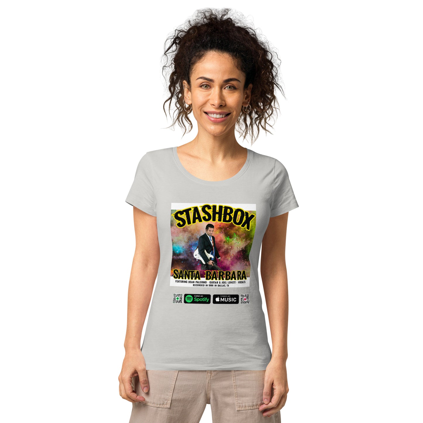 Women’s Basic Organic T-Shirt Santa Barbara Stashbox 025