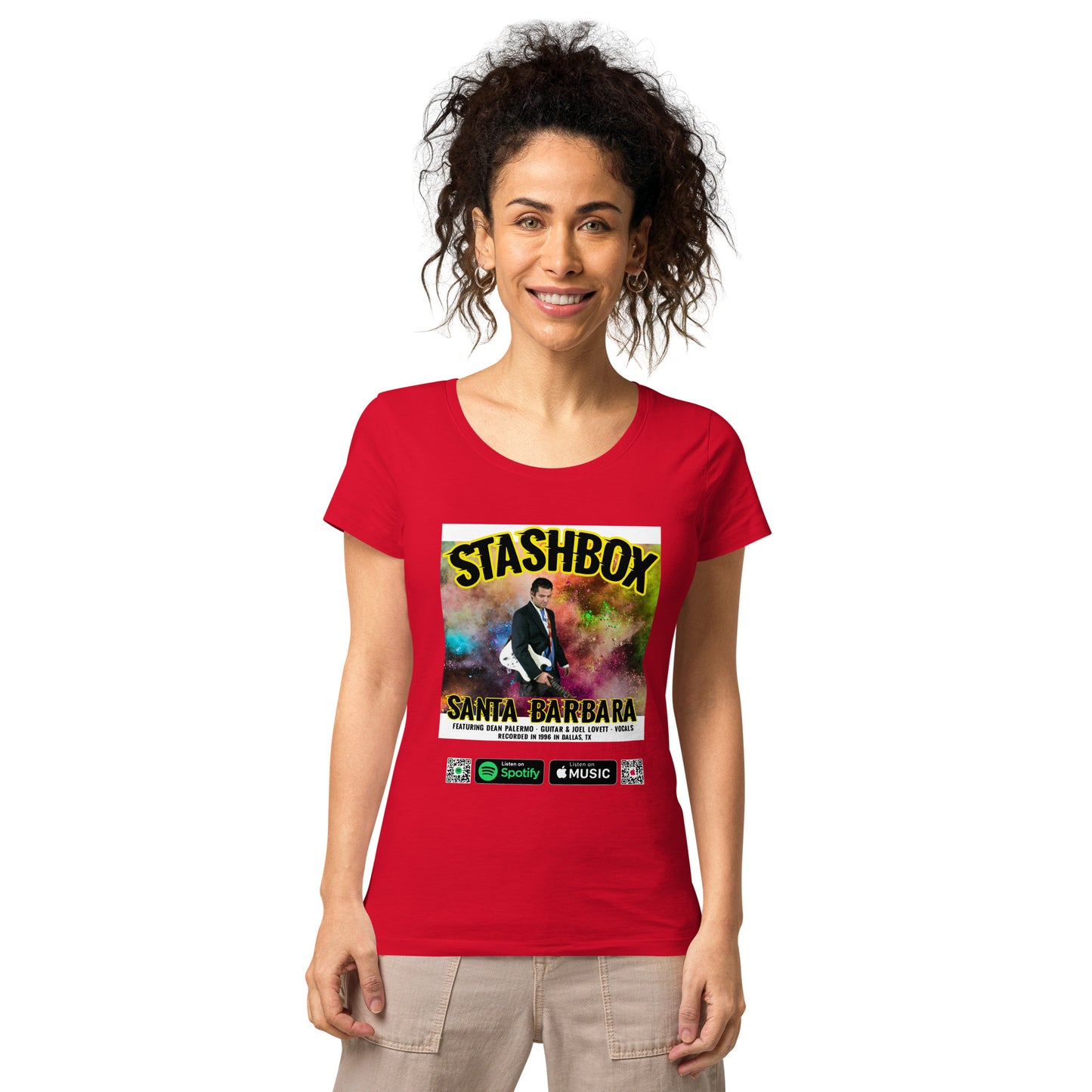 Women’s Basic Organic T-Shirt Santa Barbara Stashbox 025