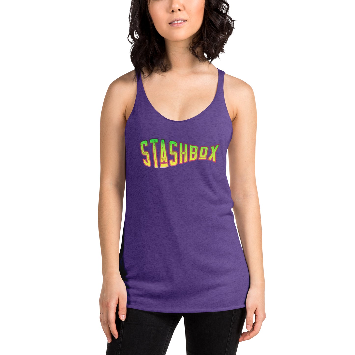 Women's Racerback Tank Top Stashbox 011