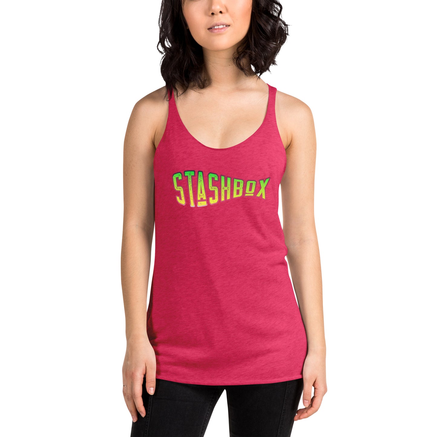 Women's Racerback Tank Top Stashbox 011